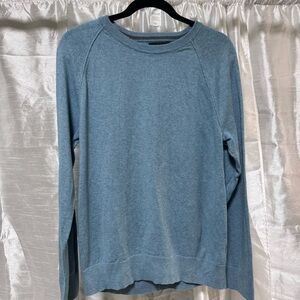 Banana Republic Men's Blue Crewneck Sweater Premium Luxe Yarn